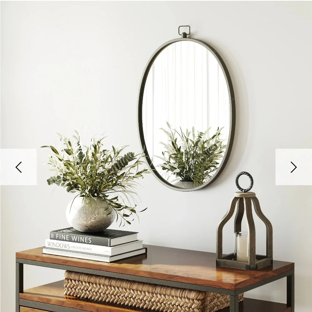 18x24 Oval Keyhole Mirror
